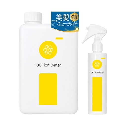 NAKASHO アイマイナス ヘアミスト 詰替え用 (1000ml / 髪・肌用 化粧水) ヘアケア 髪質補修 トリートメント 海洋深層水 植物由来ミネラル (保湿/ツヤ) くせ毛 寝癖直し 女性用 （ 髪のうねり