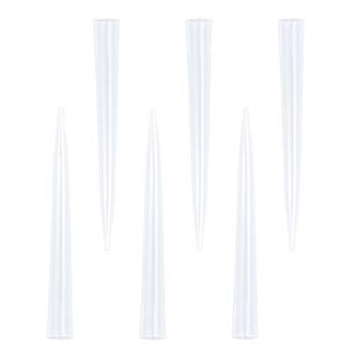 iplusmile 50個移液ガン頭用プラスチックチップ 高効率でクリーンなデザイン 柔軟なノズルで液体移動に 実験室析や小量液体転送に適用画像