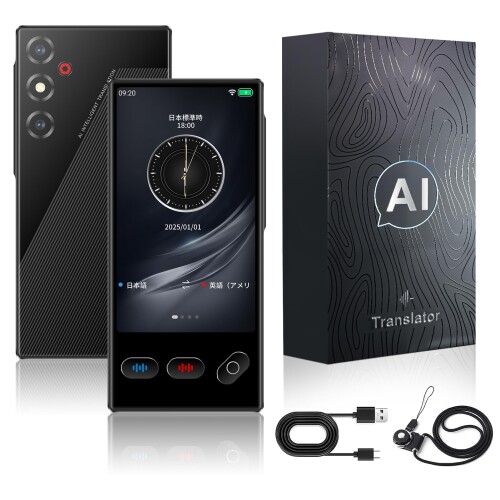 楽天市場】WiFi 接続付きスマート音声翻訳機: 134 言語対応の音声写真