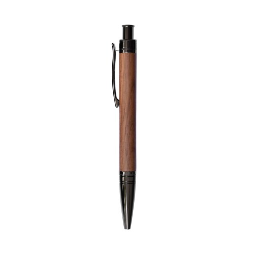 「BALLPOINT PEN KNOCK」殴りつける音が森閑としたな御膳上等木軸ボールペン 殴りつける式 (Walnat)