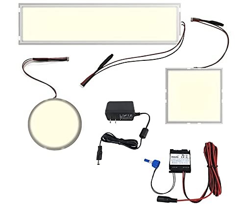 OLEDWorks 開拓一揃いの道具 OLED Brite3 有機EL 温白いこと （照明装置ダイアログボックス･１番ウッド･AC-DCアダプタ) DK300 ww level 1.5