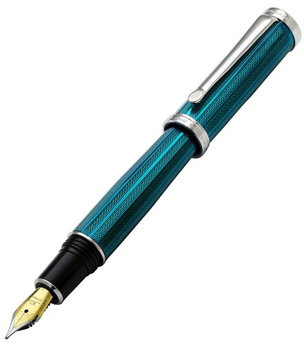 Xezo 金剛石とり捨てるとアズールブルー完成 禾穀類化並み並み筆プラチナメッキと掛け目(建築家 アズールブルー FM)