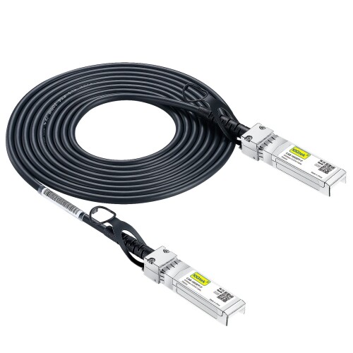 10Gtek 2本入り口・入口 10G SFP+ 有線テレビ, SFP+ DAC Twinax有線テレビ, Cisco SFP-H10GB-CU3M、 Meraki、Ubiquiti UniFi、Mikrotik、Fortinet、 Netgear、Arista、D-Link、Supermicro、TP-Linkなど取り替えっこ, 3m