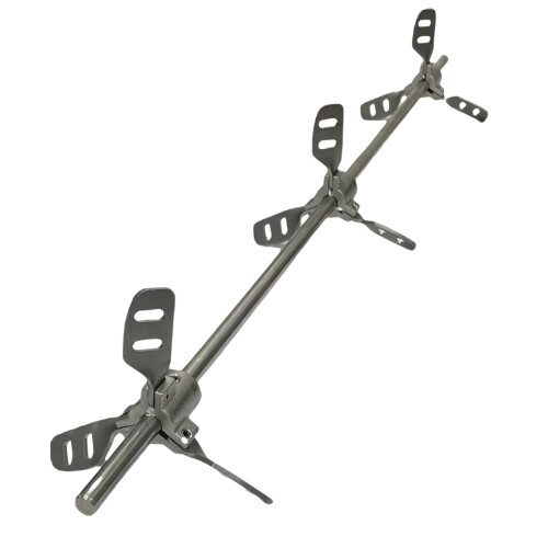 COSMOSTAR (コスモスター) 撹拌機用ミキシングブレード ステンレス鋼製 200L缶用 プロペラタイプ 攪拌翼 エポキシ樹脂・レジン・シリコン等高粘度素材対応のプロペラ翼 伸縮可能攪拌体 (3 21,404円