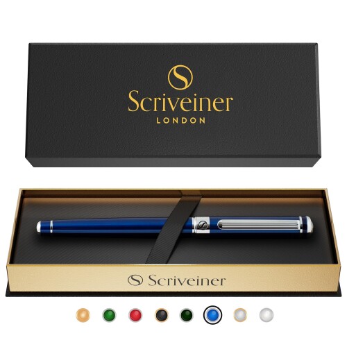 楽天市場】Scriveiner 最高級ローラーボールペン (シルバークローム