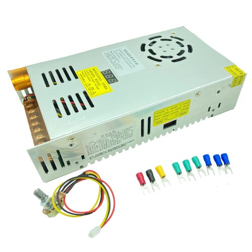 Lianshi トランスフォーマー AC-DC 0-24V合わせる能力のある 10A480W 起電力デジタル書きあらわす DC合わせるスイッチングワット数 DCスピードコントロールモーター、LED装置、3D印刷機取り合わせに適しています。 (0-48V-10A-