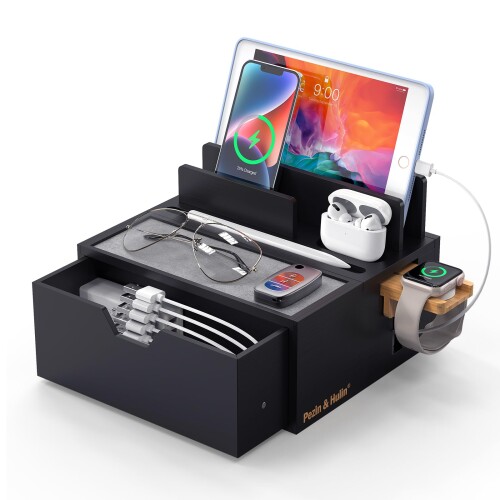 Pezin & Hulin 竹製 充電スタンド ドッキングステーション 複数のデ 楽天市場】Pezin & Hulin スマホ充電スタンド 竹製 ドッキング