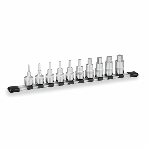 トネ(TONE) ヘキサゴンソケットセット(ホルダー付) HHB410 差込角12.7mm(1/2") インチ 内容10点｜アルメリア店