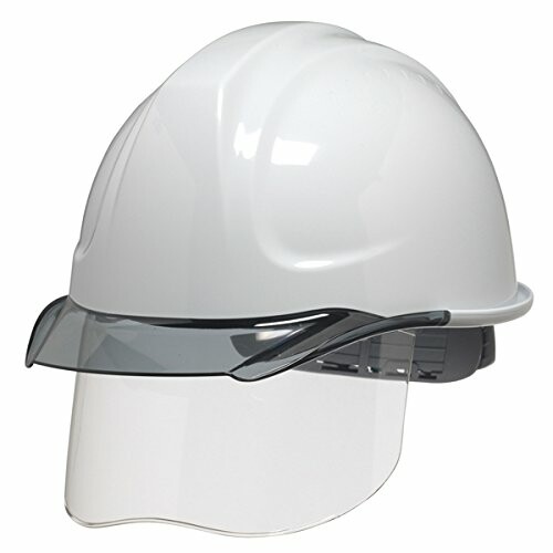 (DIC可塑性物質)遮蔽物顔の表情安全帽 やり方用 エアロメッシュ SYA-CS-SFE4M-M2 シロ/雲煙