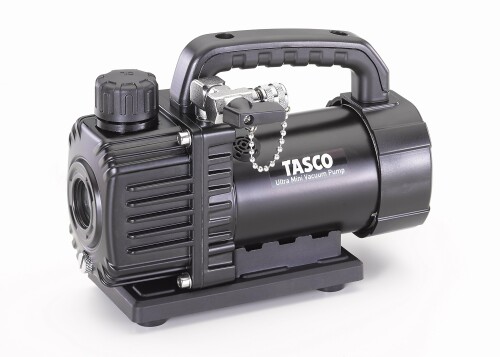 イチネンTASCO オイル逆流防止弁付ウルトラミニシングルステージ真空ポンプ TA150SV