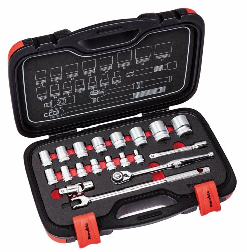 スエカゲツール 工具セット Pro-Auto 1/2ソケットレンチセット PA4019 19PCS｜アルメリア店