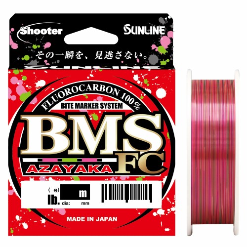 サンライン(SUNLINE) フロロライン 鉄砲打ち BMS AZAYAKA FC 320m せつ然たる (さくら色\u0026黄色緑であること＆ブラックマーキング入) 16重量ポンド