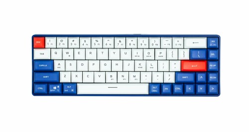 ZALMAN K610 (茶軸/ブルー) ゲーミングキーボード ZM-K610 BLN KB718|アルメリア店