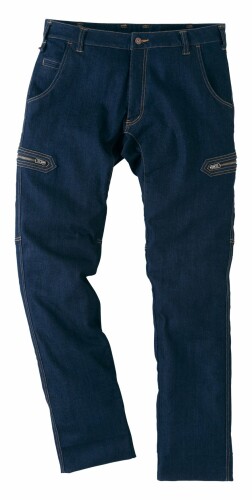 ASAHICHO カーゴパンツ オール時期用 K121 7 インディゴ 91
