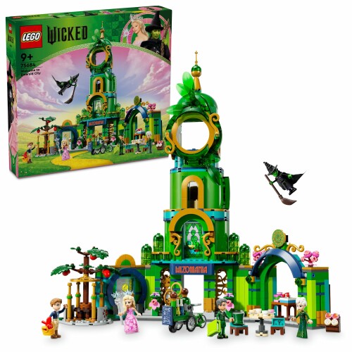 レゴ(LEGO) ウィキッド エメラルドシティへようこそ 手あそび 手あそび 生まれ落ちる日 差し上げ物 立ちはだかる 御嬢さん お坊っちゃん 小わっぱ 9歳 10歳 11歳 小学生 ごっこ命のせんたく おままごと 75684