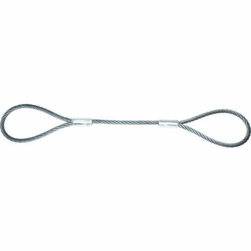 TRUSCO(トラスコ) ワイヤーロープスリング Aタイプ アルミロック 16mm×5m TWAL-16S5