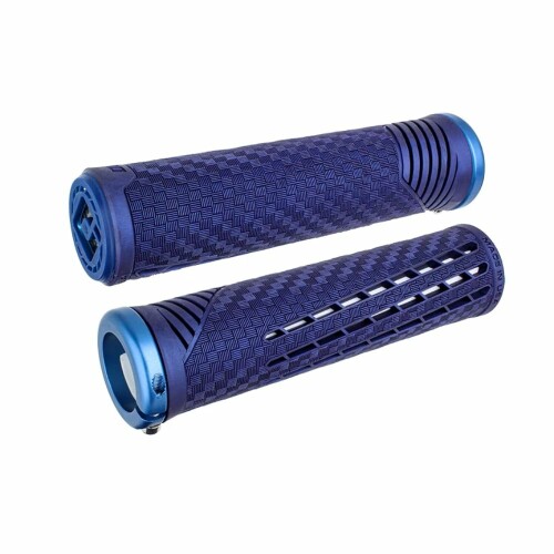 オーディーアイ(ODI) CF LOCK-ON GRIP BLUE W/MBLU CLAMP F35CFSU-U