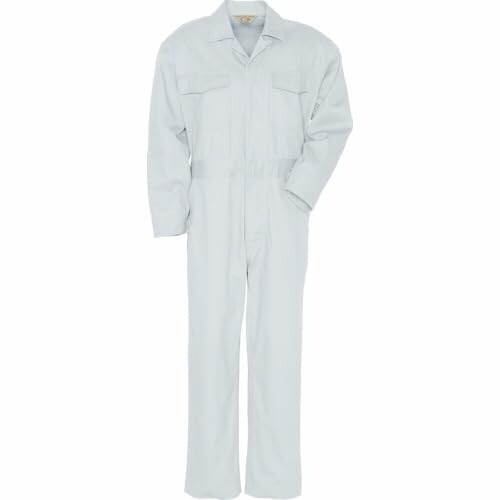 アイトス 繋ぎやり方服名取り草遣りくち白Ｌ AZ500-001-L
