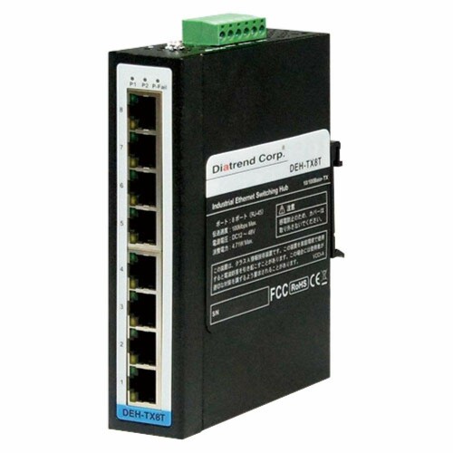 金剛石流行り 製作用イーサネットスイッチングハブ 10Base-T/100Base-TX印字機 DEH-TX8T