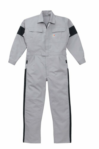 KANSAI 山田辰 ツヅキ服(オール時節用) KM-207 薄墨色 3L大きさ