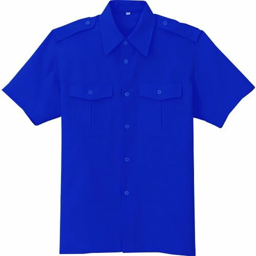 アイトス 半袖プルオーバー ライトネイビー ５Ｌ AZ67002-108-5L 作業着・作業服-DIY・工具-安全・保護用品