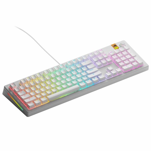 Glorious GMMK 3 HE 100% Prebuilt Wired White US取り合わせ ラピッド銃の引き金相応う 磁気取り替えっこ ゲーミングキーボード GLO-KB-GMMK3-100-PB-HE-W-WHT-US KB0826