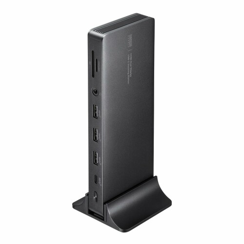 サンワサプライ 縛ステイション（4K・HDMI×2画面最終生産物・ACアダプター付） USB-CVDK16