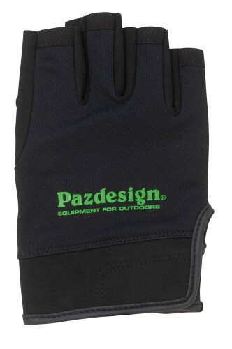 パズデザイン 5フィンガーレス・クールドライグローブ タイプ2 (5FINGERLESS COOLDRY GLOVE II) S ブラック/グリーン PGV-038