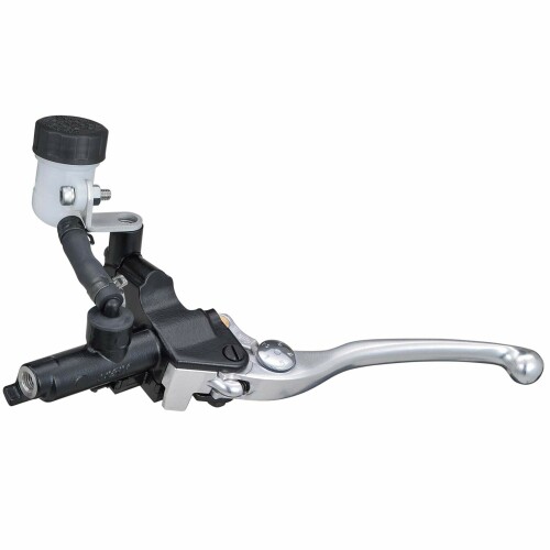 デイトナ NISSIN (ニッシン) バイク用 クラッチマスターシリンダー 横型 5/8インチ ブラックボディ/バフクリアーレバー 61750|アルメリア店