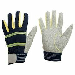 ミドリ安全 耐切創性 防火グローブ 人工なめし革 上滑り打ちきり手合い L MTK-500-NV-L