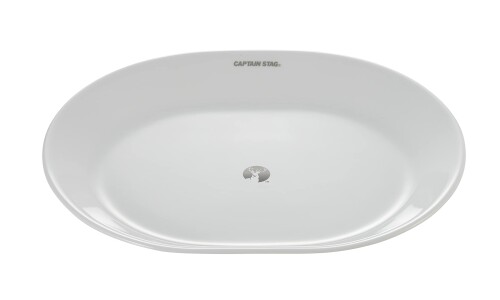 キャプテンスタッグ(CAPTAIN STAG) CS×コレール 食器 皿 プレート オーバルプレート 31cm 割れにくい 軽量 電子レンジ対応 オーブン対応 食洗機対応 ホワイト UH-557 幅310×奥行255×高さ20mm 4,116円