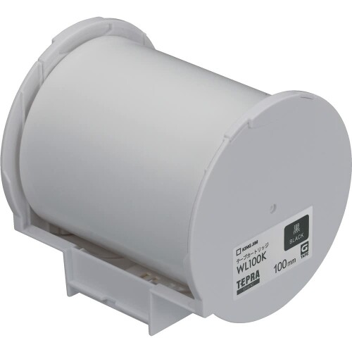 キングジム テープカートリッジ テプラGrand WL100K 100mm 黒
