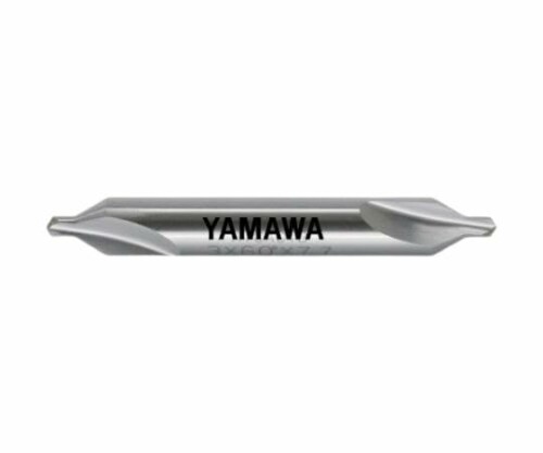 ヤマワ 弱捻じれ溝Ａ形６０° 超硬真っただ中穴せん孔機 Ｃ－ＣＤ－Ｓ ２．５Ｘ６０°Ｘ７．７ CCD2.5