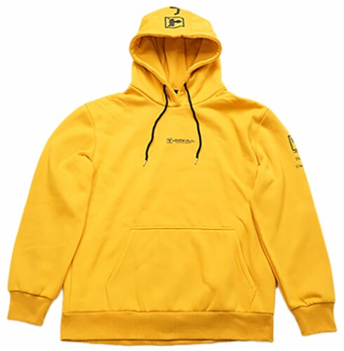 ジャッカル(JACKALL) プルオーバーフーディ (PULL OVER HOODIE) 黄色 L大きさ HU-A001