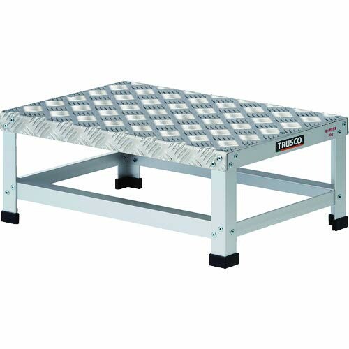 TRUSCO(トラスコ) ローハイシステムステップ 軽銀製足踏台 500X350XH200 LH-200A