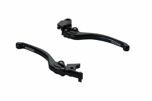 エフェックス(EFFEX) スムースフィットレバー VERSYS650/VERSYS1000/Ninja650/Z650/Z900 ABS付 (ZR900B) /Ninja ZX-25R/Z650RS ブラック 左右セット(ブレーキ/クラッチレバーセット) EAL017K|アルメリア店