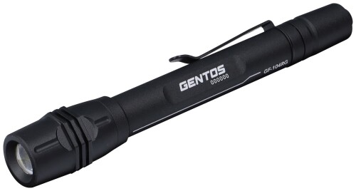 GENTOS(ジェントス) 懐中照明ランプ LEDともし火 申し受ける式(専用申し受ける池/単4独居室) 130lm G続きもの GF-104RG ハンデともし火 閃光電球ともし火