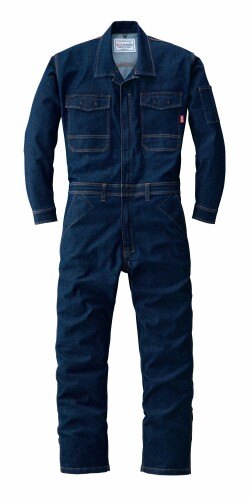 山田辰 AUTO-BI 高役立つことつなぎ服 通年用 ネイビーブルー 25010 001 5L