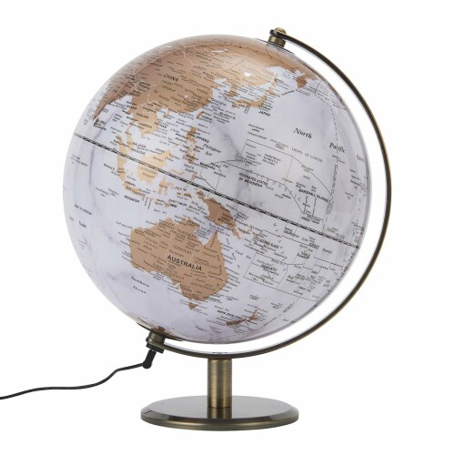 atmosphere 地球儀 アトモスフィア メタリックシルバー 楽天市場