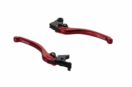 エフェックス(EFFEX) スムースフィットレバー Z750 (07-12) S不可、Z800 (13-16) レッド 左右セット(ブレーキ/クラッチレバーセット) EAL018R｜アルメリア店