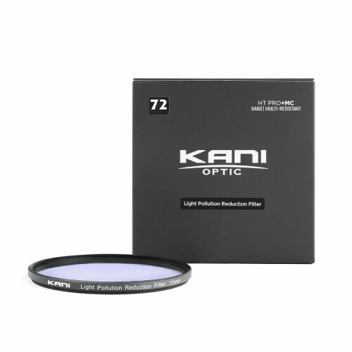 KANI 72mm 光害カットフィルター LPRF 星景・夜景撮影用 色カブリ低減 ナトリウム灯対策 水銀灯対策 低反射 撥水 撥油 防汚 ナノコーティング 804938｜アルメリア店