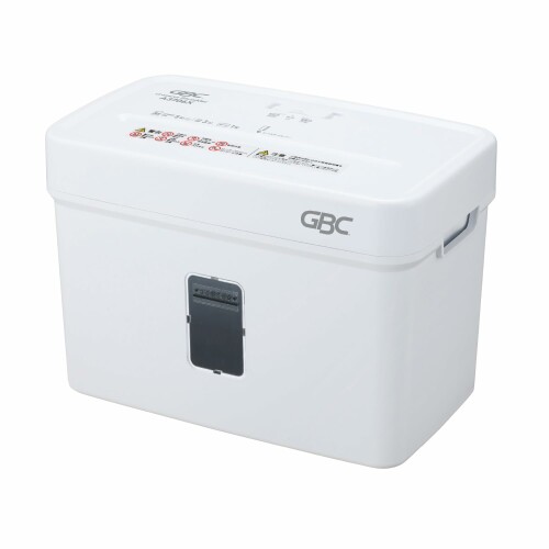 GBC シュレッダー 家庭用 卓上 クロスカット 最大細断枚数6枚 連続使用約3分 プラスチックカードも細断可能 ホチキス10号/11号対応 ダストボックス6L A4/約30枚収容 デスクトップクロスカッ
