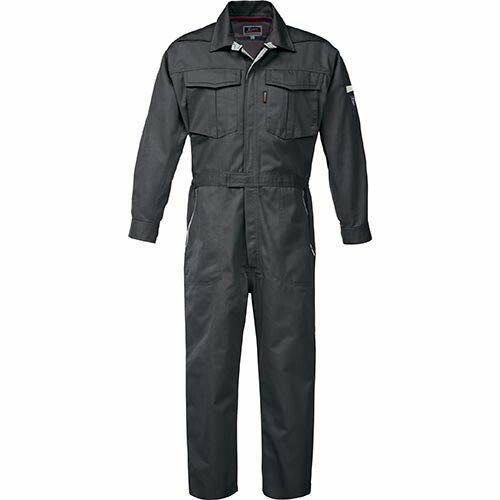 (ジーベック) つなぎ服 34007-25-5L 暗灰色薄墨色 5L