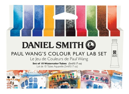 ダニエルスミス(Daniel Smith) 透明水彩絵具 エキストラファイン ポール・ワン カラープレイラボ 10色セット 5ml(2号) 285610403｜アルメリア店