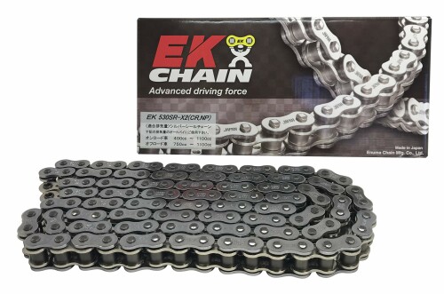 EK(イーケー) QXリングシールチェーン 530SR-X2 シルバー 120L|アルメリア店