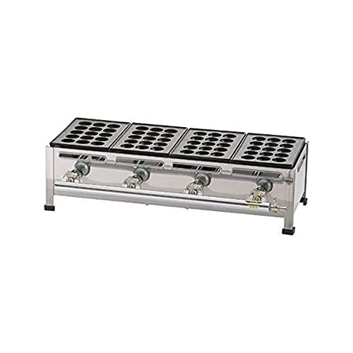 関西式たこ焼器(15穴) 4枚掛 12・13A/62-6541-32｜アルメリア店