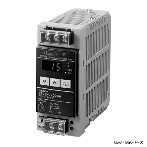 オムロン(OMRON) スイッチング・パワーサプライ 交換時期モニタ付タイプ 120W 24V5A出力 アラームPNP出力 (正式製品型番:S8VS-12024AP)｜アルメリア店
