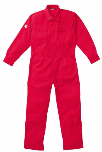KANSAI 山田辰 ツヅキ服(オール時節用) KM-206 赤いこと 4L大きさ