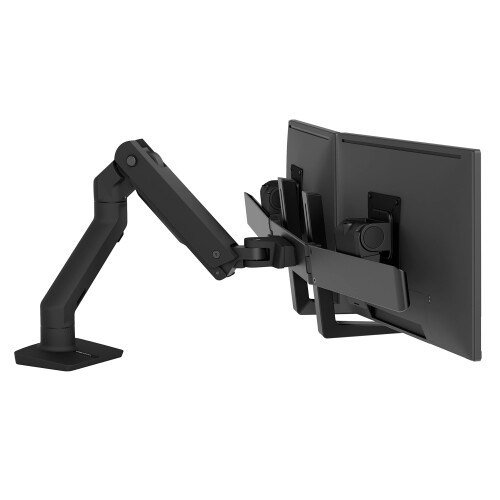 ERGOTRON エルゴトロン HX 管する腕 勉強机マウント デュアル 2画面 つや消し黒いこと 32in(4.5~15.9kg)まで VESA判定基準相応う 45-476-224