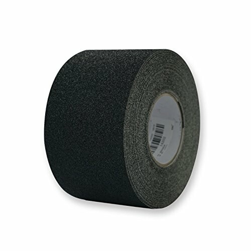 すべり止め磁気テープ 黒 幅100mm×18m 厚さ0.8粍 PET基材+砿物微粒子 アクリル繊維系貼り付ける剤 防滑